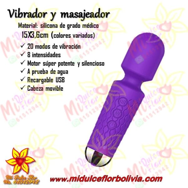 Vibrador masajeador pequeño