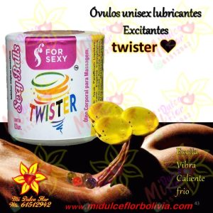 Óvulos unisex lubricante femenino twister