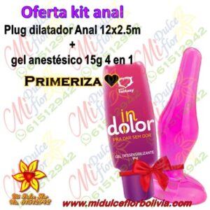 Kit dilatador más anestésico anal