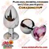 Diapositiva103 Plug anal en metal cromado