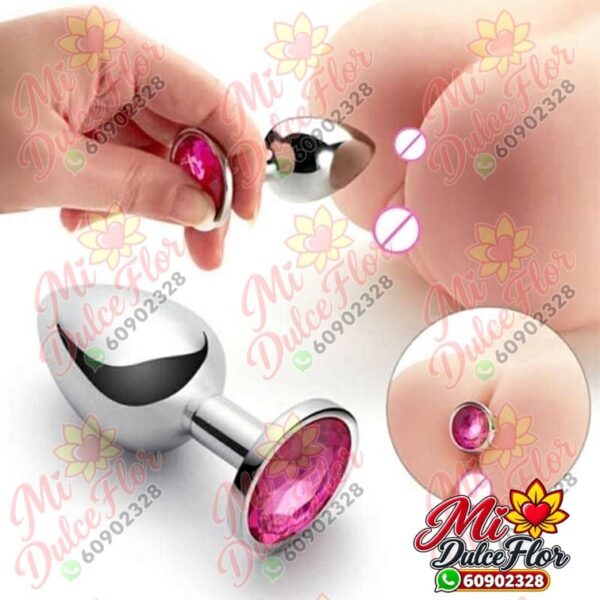Plug anal mediano en acero inoxidable