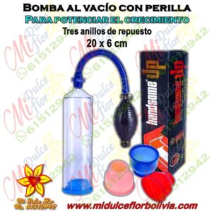 Bomba al vacío con perilla