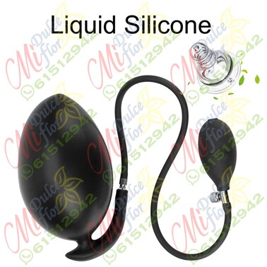 Plug anal inflable grande