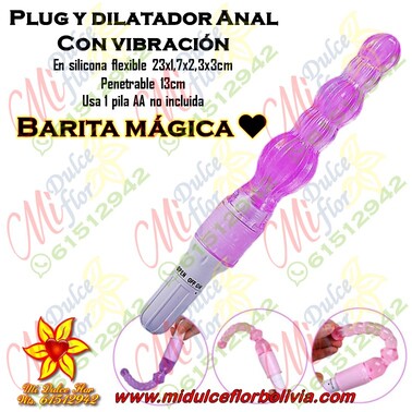 Dilatador anal con vibración