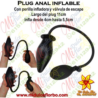 plug dilatador anal inflable Plug dilatador anal inflable