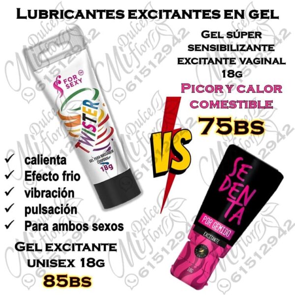 Gel súper sensibilizante excitante vaginal