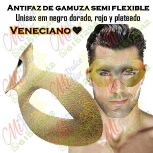 Antifaz dorado veneciano