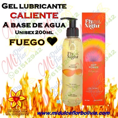 Gel lubricante caliente 200ml