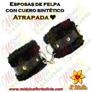 Esposas de felpa y cuero