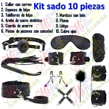 Kit sado 10 piezas