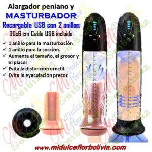 Bomba agrandadora y MASTURBADORA