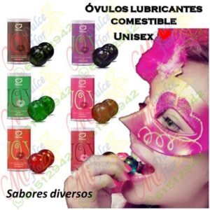 Óvulos lubricantes comestibles
