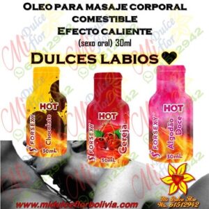 Óleo corporal comestible 30ml