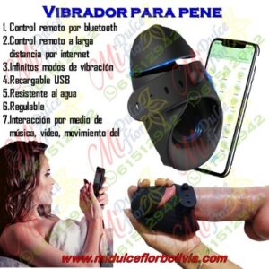 Vibrador de pene con control APP