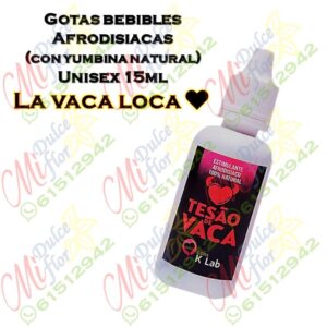 Gotas bebibles afrodisiacas unisex vaca loca