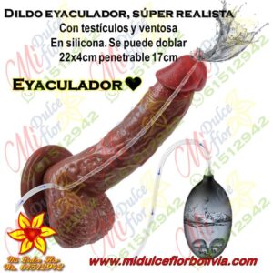 Dildo eyaculador súper realista