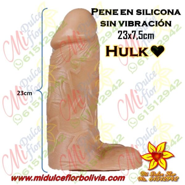 Pene en silicona Hulk