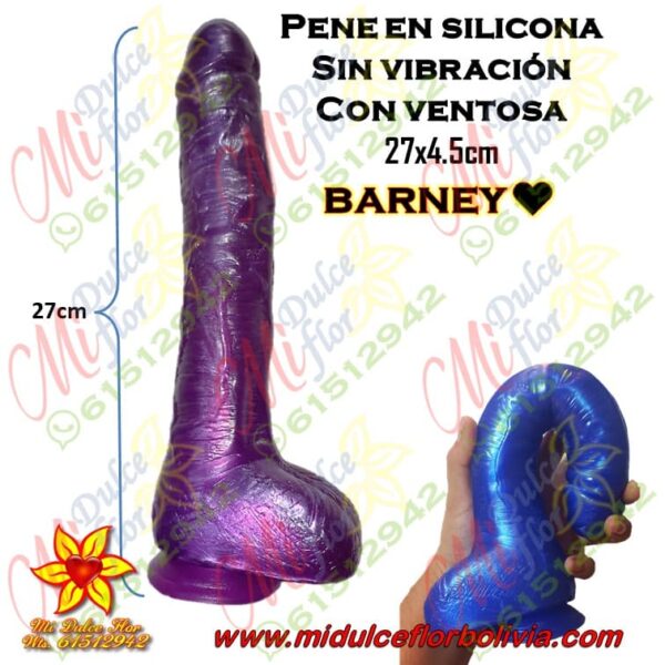 Pene en silicona Barney