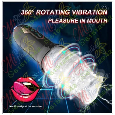 Masturbador masculino giratorio