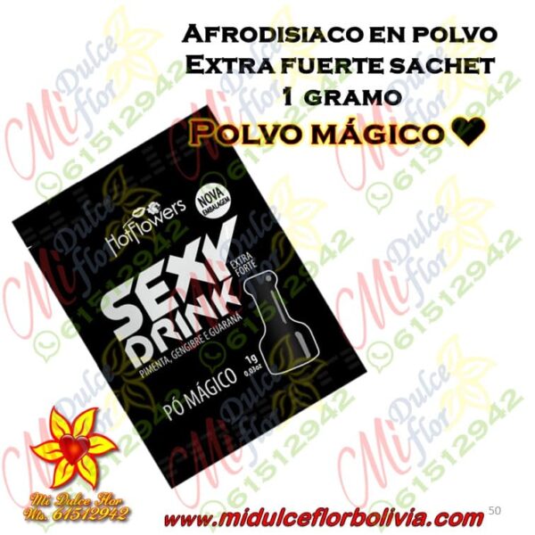 Afrodisiaco en polvo EXTRA FUERTE