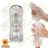 Masturbador masculino en vaso