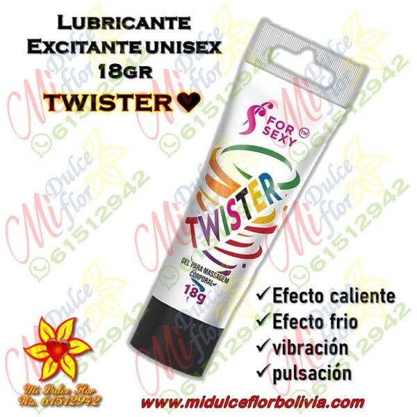 Lubricante excitante unisex Twister