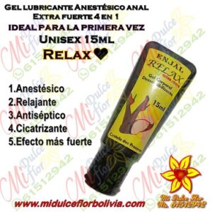 Gel lubricante anestésico extra fuerte