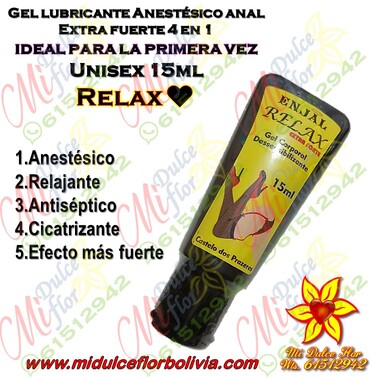 Gel lubricante anestésico extra fuerte