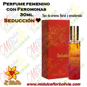 Perfume femenino con feromonas