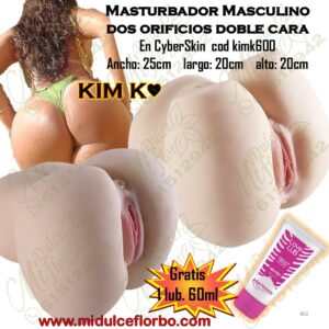 Masturbador masculino dos orificios kim k