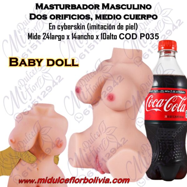 Masturbador masculino baby doll