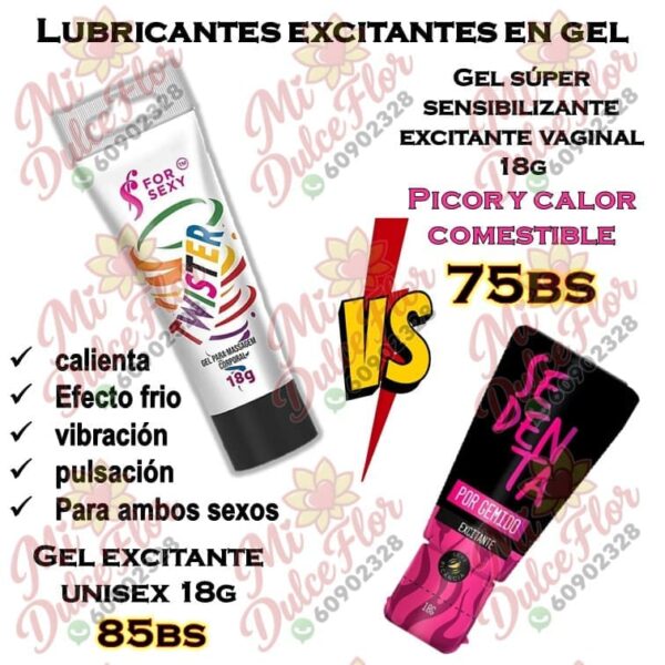 Gel súper sensibilizante excitante vaginal