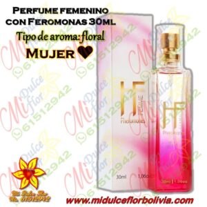 Perfume femenino con feromonas