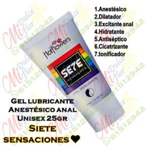 Gel anestésico 7 sensaciones