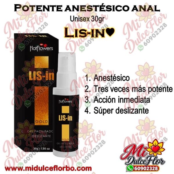 Diapositiva72 Potente anestésico anal LIS IN