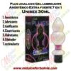 Gel anestésico más plug dilatador anal