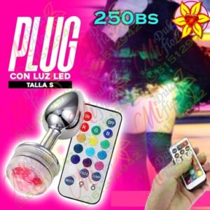 Plug anal con luces led