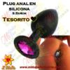 Plug anal de silicona tam. G