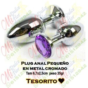 Plug anal de metal tam P