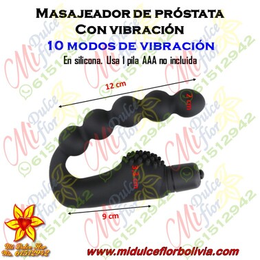 Masajeador de próstata con vibración