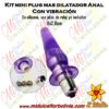 Plug anal con vibración