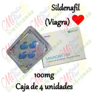 Sildenafil 100mg caja de 4 unidades