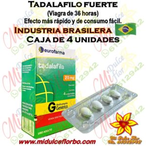 Tadalafilo fuerte de 4 unidades