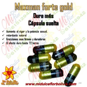 Maxman forte gold cápsula suelta