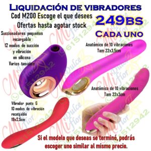 Liquidación de vibradores cod M200