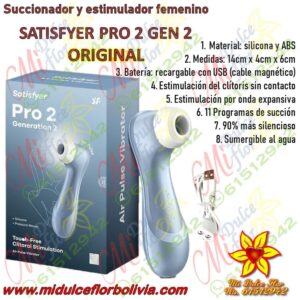Estimulador femenino SATISFYER PRO2