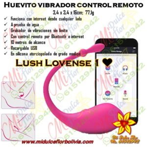 Huevito vibrador a control remoto LUSH 1