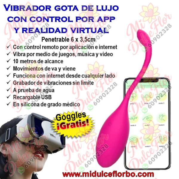 Vibrador con control realidad virtual