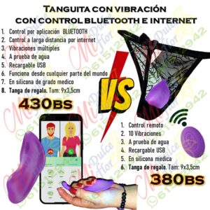 Vibrador para tanguita versus