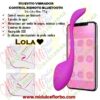 Vibrador Lola con control por APP